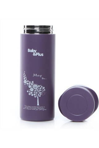 Baby Plus Paslanmaz Çelik Mama Termosu 350 Ml Mor Byp-Sh4060P