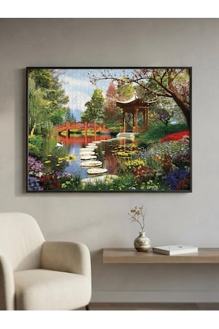Eski Dünya Haritası Ve Güne Merhaba İkili Set - 1000 + 500 Parça İkili Puzzle Seti