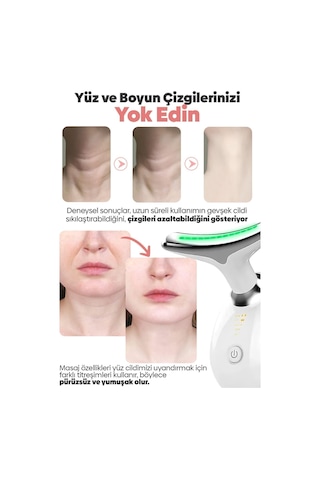 Pro 3 Programlı Yüz Ve Boyun Kırışıklık Karşıtı Ve Giderici Ems Güzellik Cihazı