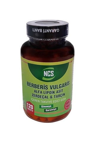 Ncs Berberis Vulgaris Alfa Lipoik Asit Tarçın Zerdeçal 120 Tablet