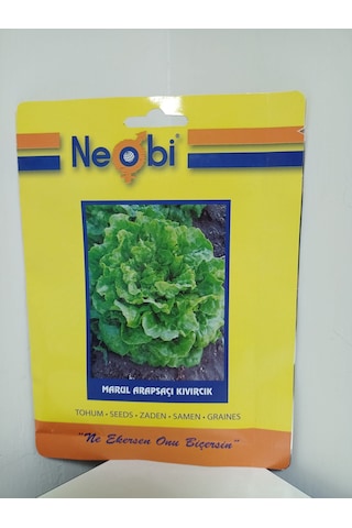 Neobi Arapsaçı Kıvırcık Marul Tohumu 10 Gr 1 Adet Neobi Arapsaçı Kıvırcık Marul Tohumu 10 Gr 1 Adet