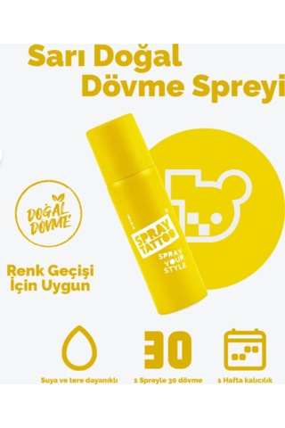 One Spray Tattoo Spray Your Style - Blonde Diğer