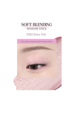 Clio Soft Blending Shadow Stick G302 Kitten Pink