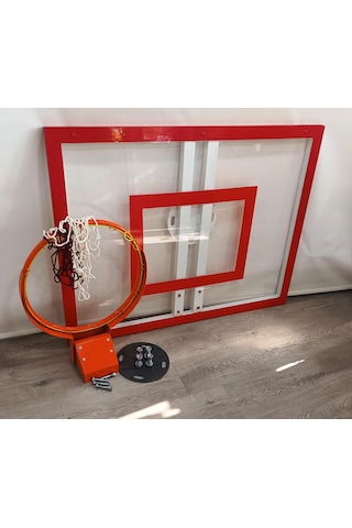 Mia Basketbol Panya Seti 90 120 8 Mm Solid Polikarbon 45 Cm Yaylı Çember