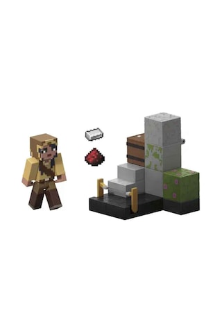 Minecraft 3.25" Figürler - İkili Paket Trapper's Trıpwıre Jkk09
