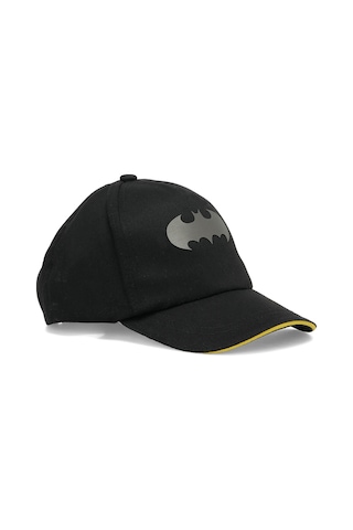 Batman Şapka Erkek Çocuk Siyah Bronx Cap B-