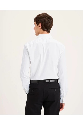 Dockers Workday Ls Shırt Slım Lucent Whıte Erkek Yeşil Gömlek - 0030r