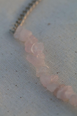 Pembe Kuvars Spiritüel Doğal  Taşı Tam Döngü Kolye Diğer