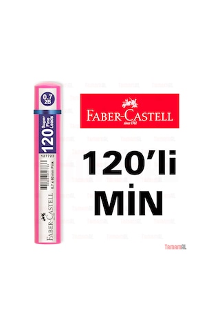 Faber Castell 120'li Min 0.7 Kalem Ucu 4 Adet 1427 8690826127771