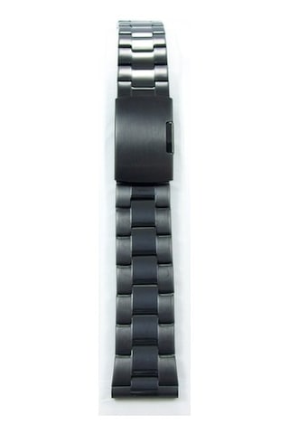 26Mm Siyah Metal Saat Kordonu Çelik Kolçak 1. Kalite Kolçak