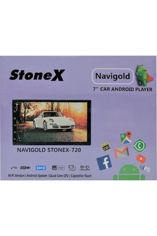 Navigold Stonex-720 2 GB /16 GB 7" Android 12 Double Kamera