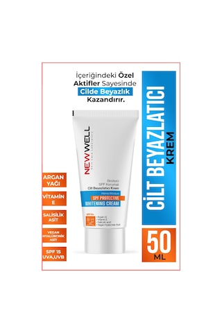 New Well Cilt Beyazlatıcı Krem 50 ML