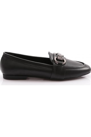 Dgn 5027 Kadin Loafer Ayakkabi 5027-1423-R1534 Siyah