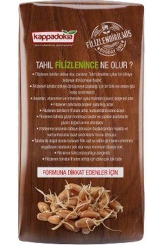 Kappadokia Filizlendirilmiş (Aktive) Buğday Unu 1 KG
