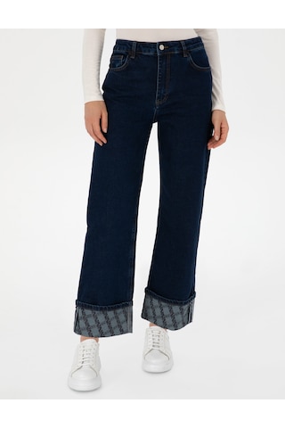 Pierre Cardin Kadın Koyu İndigo Pantolon Jean 50314121-vr089 Koyu İndigo