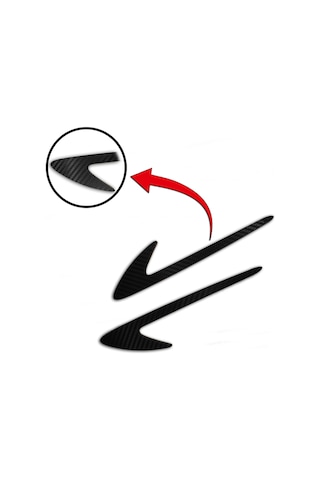 Üniversal Carbon Çamurluk Venti (Sağ - Sol Takım) Carbon Style