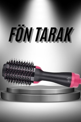 Saç - 591 - Şekillendirici Ve Saç Düzleştirici Fön Tarağı Tarak Fırça 1200w - Shopılke - Saç Kurutma