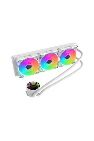 Ss360-3f-w Argb 360mm. Beyaz Sıvı Soğutma Am4 Am5 Lga 1200 1700 20xx