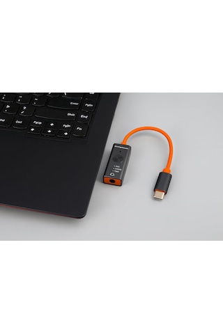 Lexroo Harici Ses Kartı Type C Bağlantılı Taşınabilir External Sound Cards 32-bit Rısc-v Ses Kart