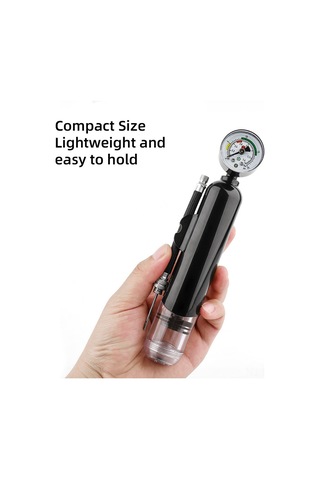 Monyee Mavi Mini Abs Hava Pompa, 1.4bar Hızlı Şişirici, Spor Topları İçin Taşınabilir Plastik Pompa