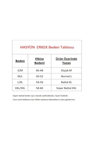 Hasyün Erkek Siyah %61 Yün Uzun Don İçlik 4001 - 1 Adet Siyah