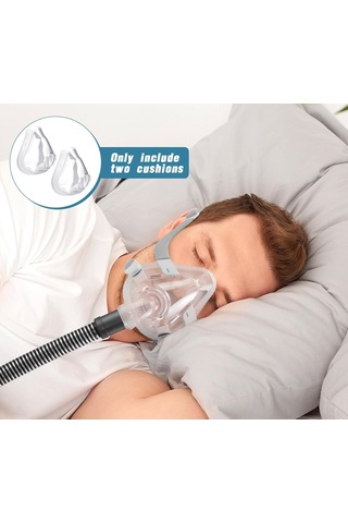 Yifomall F20 Solunum Maskesi İçin 2 Adet Burun Silikon Yedek Yastık - M Boyutu, Eşleşir Orjinal Çerçeve, Güvenilir Lehimleme, Konforlu Taşıma, Dayanıklı Malzeme