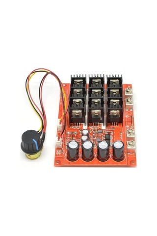 Max Dc 10v-50v 60a 3000w Pwm Motor Hız Kontrol Kartı