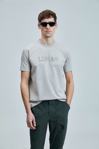 Lufian Thınk Modern Grafik T- Shirt Taş Taş 111020240100190 Taş