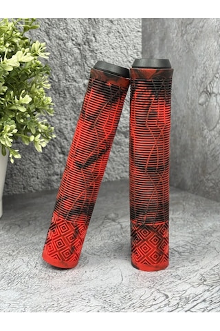 Homaland Bmx Akrobatik Bisiklet Ve Scooter İçin Gidon Tutacakları 374602818 Kırmızı