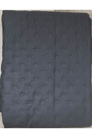 Düz Çok Amaçlı Pike Tek Kişilik 160 x 220 Antrasit