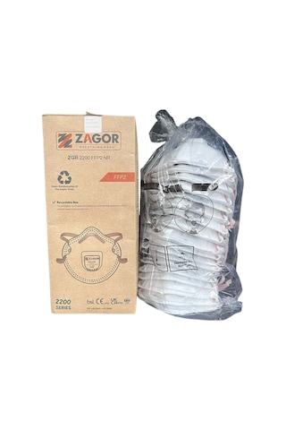 Zagor 2200 Ffp2 Ventilli Toz Maskesi - Ev Temizlik Ve Tadilat Toz Maskesi 1 Adet