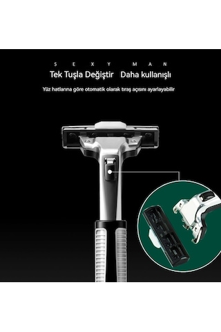 Bıçak Tıraş Makinesi Tıraş Makinesi Paslanmaz Çelik Manuel Kafa Erkek Vintage Sakal Bıçağı Sakal Bıçağı Sakal Bıçağı Elektrikli Değiştirme Ithal Çift Katmanlı 24 Bıçak Bıçak Tutucu Yok