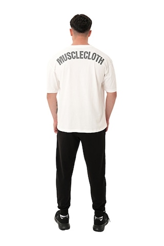 Musclecloth Washed Oversize T-shirt Kırık Beyaz