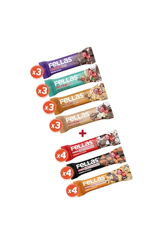 Fellas 24 Adet Protein Bar Süper Karma Kutu