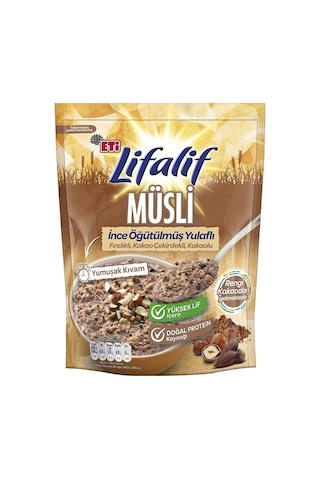 Eti Lifalif Yulaflı Fındıklı Kakao Çekirdekli Müsli 2 x 250 G