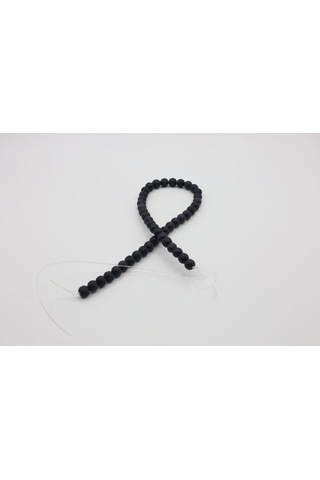 Lav Taşı Doğal Taş Boncuk 8 Mm 6419527