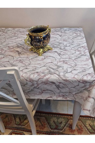 Elyaflı Pvc Masa Örtüsü Modern, Dayanıklı, Silinebilir Ve Şık Görünüm Fnt1280 Pembe
