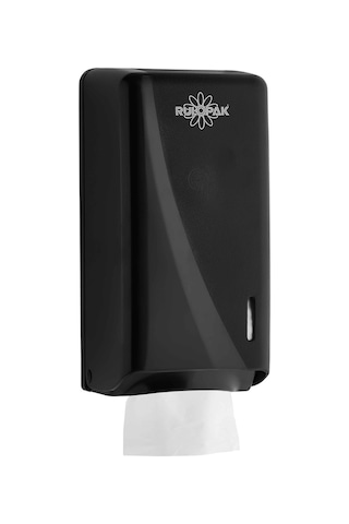 Rulopak Tekçek  Maxi Tuvalet Kağıdı Dispenseri Siyah