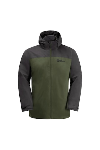 Jack Wolfskin Taubenberg 3in1 Erkek Outdoor Mont 1115311-4129-yeşil Yeşil