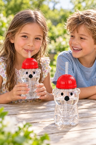 Cupala Ayıcıklı Bardak 800 Ml Kırmızı - 932243469 Kırmızı