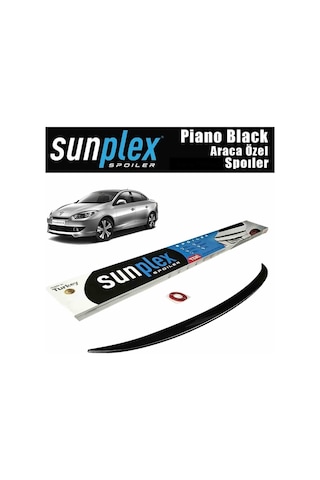 Renault Fluence Spoiler Piano Black 2009-2016 Arası Modellere Uyumlu Sunplex