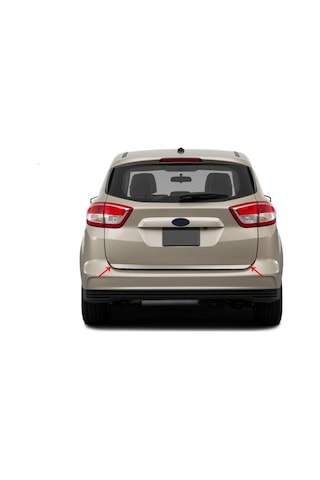 Ford C-Max 2010 Üzeri Bagaj Alt Çıta Bayrak Paslanmaz Çelik