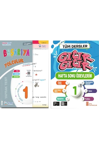 Üçgen 1.sınıf Başarıya Yolculuk Yaprak Test + Hafta Sonu Ödevlerim 2.dönem Konuları