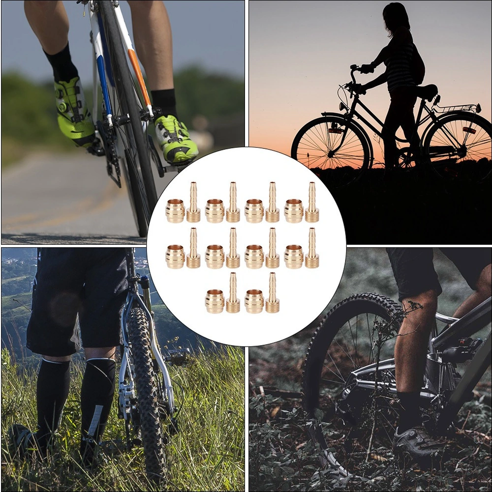 Shineyee Bisiklet Yağ İğnesi Zeytin Uçları Tamir Parçaları - Bakır Malzeme, Cnc İşleme, Mt2/4/6/8 Uyumlu, 10 Adet/ Paket
