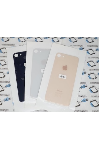 Apple Uyumlu iPhone 8 Arka Pil Batarya Kapağı (Cam) (226128543)
