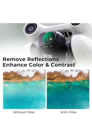 K&f Concept Djı Drone Mini 3 Pro Ve Mini 3 İçin Cpl Filtre