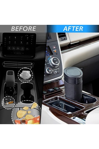 Siyah Araba Bardak Tutucu Çöp Kovası Kapaklı Mini Çöp Kutusu Araba Kapısı Arka Koltuk Küçük Çöp Kutusu Araç Ev Ofis Taşınabilir