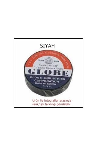 Globe İzole Bant Adet Siyah (10 Adet) Globe İzole Bant Adet Siyah (10 Adet)