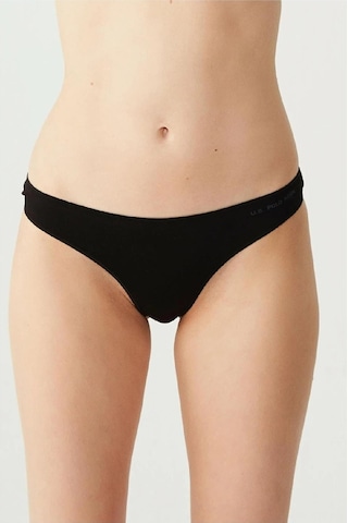 U.S. Polo Assn. U.s. Polo Assn 67005 Kadın 5 Li Kıl Lastikli String 001