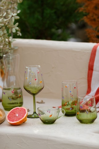 Rakle Jardin 4'lü Su Bardağı Seti 425 Cc Renkli